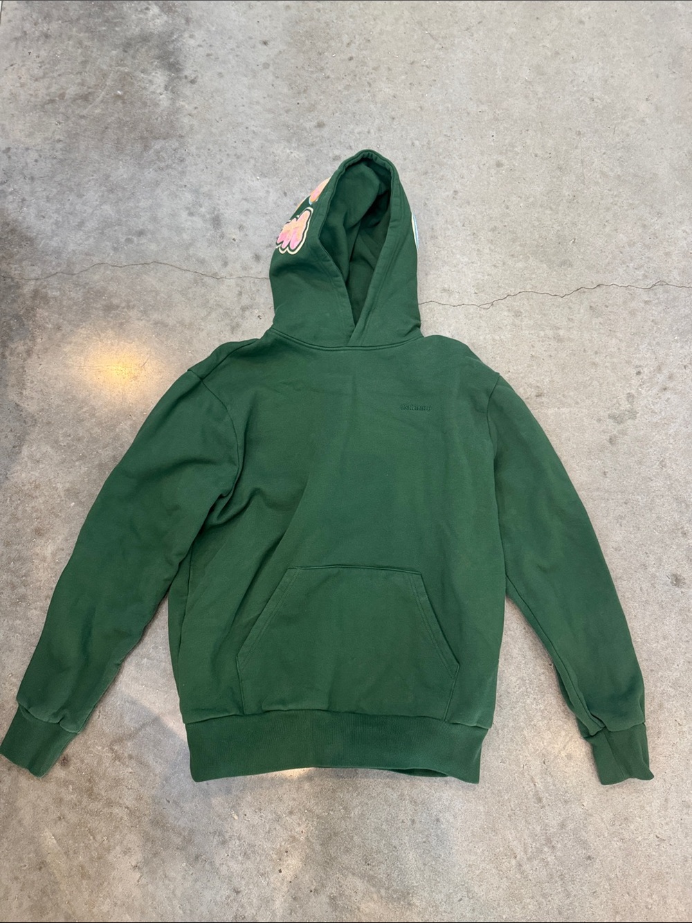 Golf Wang Patch Hood Hoodie – Size L – Forest Green – Tyler the Creator